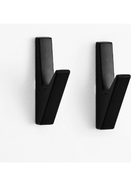 Mat Duvar Askıları Banyo Aksesuarları Palto Askıları Havlu Askısı Anahtar Şapka Çanta Ev Dekoratif Askısı Siyah (Yurt Dışından) indirimleri