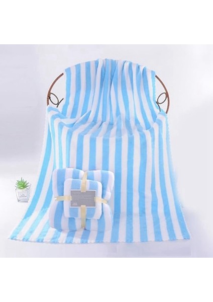 Banyo Havlusu Seti Hızlı Kuruyan Banyo Havluları, Mercan Kadife Yumuşak Emici Banyo Havluları Yetişkinler Için Yüz C (Yurt Dışından) modelleri