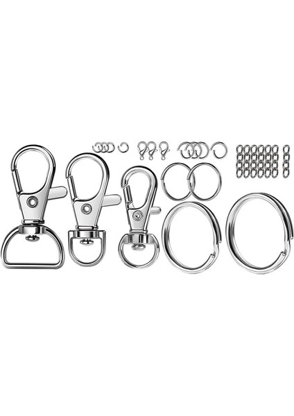 El Sanatları Için Anahtarlıklı 265 Adet Metal Istakoz Pençesi Tokası, Boyun Askısı Klipsleri, Kancalı Klipsler, Döner Tokalar (Yurt Dışından) modelleri