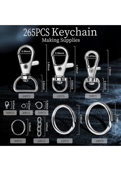 El Sanatları Için Anahtarlıklı 265 Adet Metal Istakoz Pençesi Tokası, Boyun Askısı Klipsleri, Kancalı Klipsler, Döner Tokalar (Yurt Dışından) fırsatları