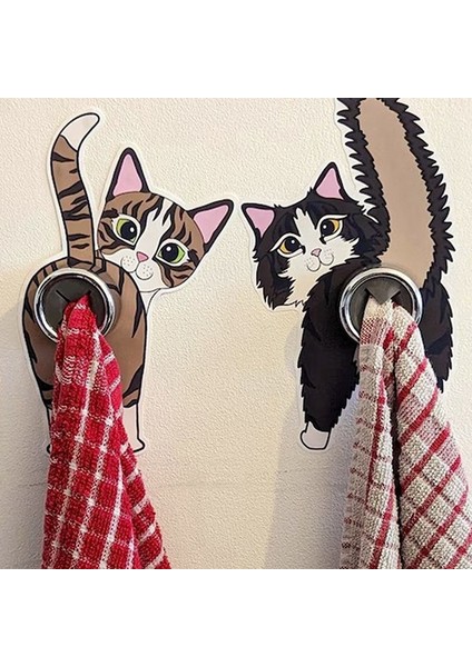 Delinmeyen Havlu Askısı Bulaşık Bezi Saklama Rafı Bulaşık Bezi Askısı Mutfak Banyo Aksesuarları Havlu Duvar Askısı A (Yurt Dışından) modelleri