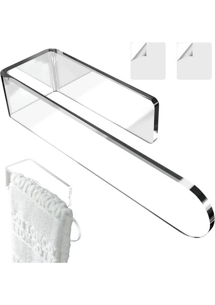 2 Adet U Şeklinde Banyo Akrilik Havlu Askısı El Havlusu Tutucu, Banyo Duvara Monte Kendinden Yapışkanlı Havlu Askısı (Yurt Dışından) fırsatları