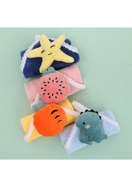 Çocuklar Için Sevimli El Havluları Hızlı Kuruyan Emici El Havluları Bebekler Için Mutfak Banyo Mercan Kadife Mikrofiber Havlular-A (Yurt Dışından) fırsatları