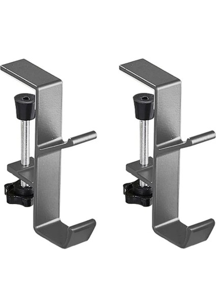 Delinmeyen Çanta Askısı Masa Yan Kancası Duvar Askısı Çok Fonksiyonlu Askı Kumaş Palto Anahtarları Banyo Gri (Yurt Dışından)