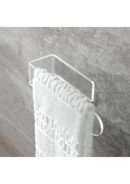 Şeklinde Banyo Akrilik Havlu Askısı El Havlusu Tutucu, Banyo Duvara Monte Şeffaf Kendinden Yapışkanlı Havlu Askısı (Yurt Dışından) fırsatları