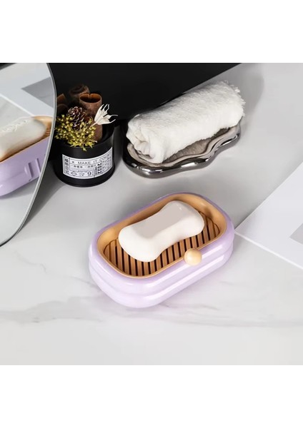 Kendinden Yapışkanlı Sabunluk, Duvara Monte Drenaj Sabun Kutusu, Delme Gerektirmez, Banyo Düzenleyici ve Saklama Rafı A (Yurt Dışından) fırsatları