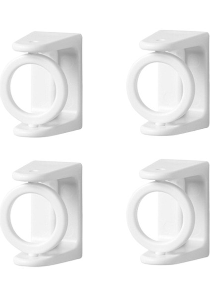 4 Adet Perde Çubuğu Tutucu Kelepçe Kancaları Kendinden Yapışkanlı Giysi Askısı Braketi 360 Derece Dönebilen Üçgen Halka Ayarlanabilir Kancalar (Yurt Dışından) fiyatları