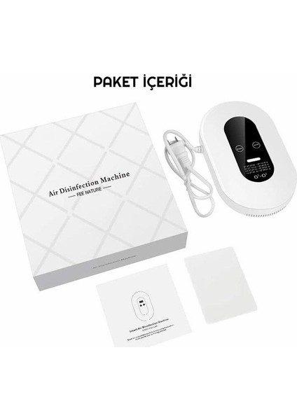 O3 Taşınabilir Ozon Jeneratörü Hava Temizleyicisi