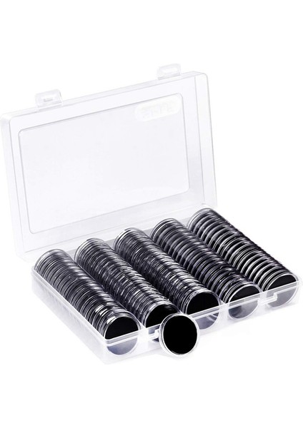 100 Adet 30MM Madeni Para Kapsülü ve 5 Boyut (17/20/25/27/30MM) Koruyucu Conta Madeni Para Tutucu Kutusu ve Saklama Düzenleyici Kutu (Yurt Dışından) fiyatları