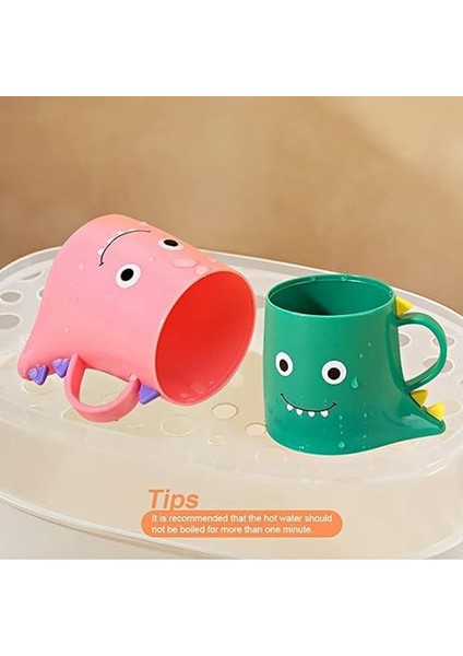 Pp Ağız Gargarası Tutucu, 2 Adet Sevimli Dinozor Ağız Gargarası Kapları, Banyo Diş Fırçası Kabı, Banyo Diş Fırçası Kabı A (Yurt Dışından) indirimleri