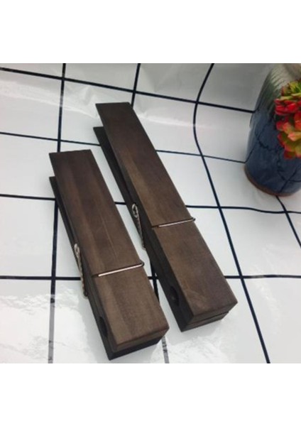 Çamaşır Mandalı Banyo Havlusu Askısı Duvara Monte Kaymaz Ahşap Havlu Askısı Çok Amaçlı Kolay Kurulum B (Yurt Dışından) fırsatları