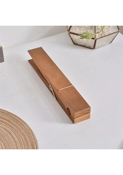 Çamaşır Mandalı Banyo Havlusu Askısı Duvara Monte Kaymaz Ahşap Havlu Askısı Çok Amaçlı Kolay Kurulum B (Yurt Dışından) indirimleri