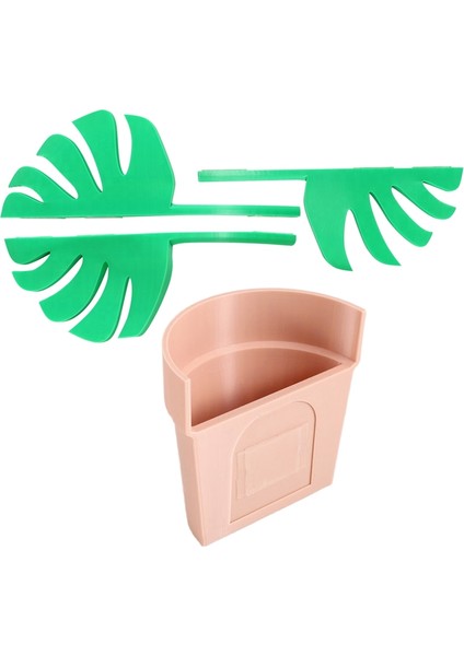 Ayna Duvar Montajı Monstera Duvar Montajı Banyo Depolama Rafı Mücevher ve Saat Tutucu Diş Fırçası Tutucu (Yurt Dışından) fırsatları