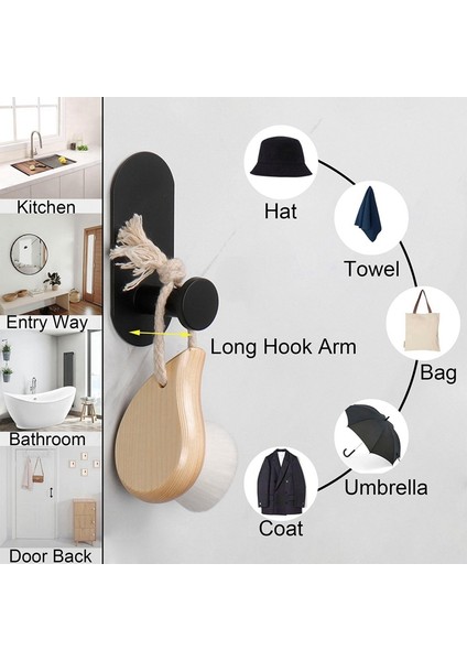 4'lü Paket Ağır Hizmet Tipi Yapışkanlı Havlu/bornoz Askıları Su Geçirmez Paslanmaz Çelik Duş Askıları Banyo, Mutfak ve Ofis Için (Yurt Dışından) modelleri