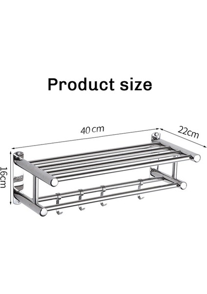 Paslanmaz Çelik Banyo Havlu Askısı Depolama Düzenleyici Raf Duvara Monte Havlu Askısı Ev Otel Banyo Duvar Rafı (Yurt Dışından) modelleri