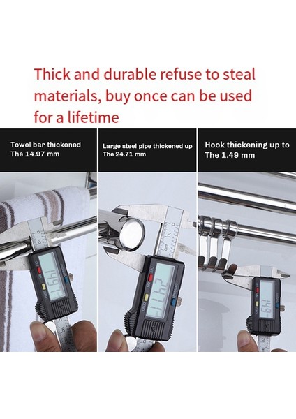 Paslanmaz Çelik Banyo Havlu Askısı Depolama Düzenleyici Raf Duvara Monte Havlu Askısı Ev Otel Banyo Duvar Rafı (Yurt Dışından) fırsatları