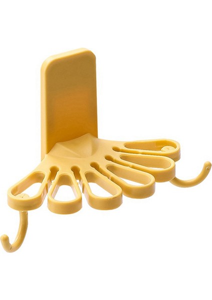 Mutfak Çiçek Şeklinde Bez Askısı, Kancalı Depolama Düzenleyici, Duvara Monte, Delme Gerektirmeyen Spatula, Kaşık Askısı, Havlu Rafı C (Yurt Dışından)