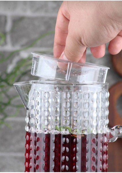 Şeffaf Akrilik Kırılmaz Sürahi 1.5 Litre, Beyaz Tasarım modelleri