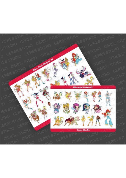 Winx Club 2 Sticker Etiket Çıkartma - 2 Sayfa 39 Etiket