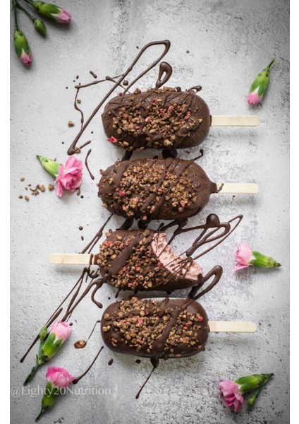 Pratik Silikon Dondurma Kalıbı ve 50 Ahşap Çubuk, Büyük Boy modelleri