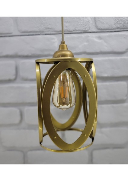 Endüstriyel Eskitme Metal Oval Sarkıt, Salon, Mutfak ve Hol Kullanımı Için Şık Aydınlatma indirimleri