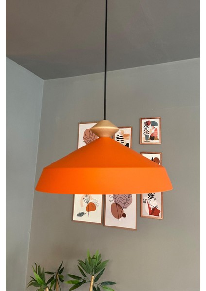 Turuncu Ahşap Topaç Sarkıt Lamba, Modern ve Şık Aydınlatma Seçeneği fiyatları