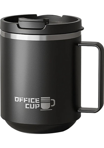 Worthbuy 304 Paslanmaz Çelik Çift Duvar Yalıtılmış Kahve Kupası Taşınabilir Mühürlü Su Kupası ile Büyük Kapasite Içme Cupcapacity: 401-500ML/RENK: Bej (Yurt Dışından)
