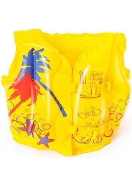 Çok Renkli Desenli Can Yeleği, 41 Cm, Güvenli ve Şık Tasarım, Su Sporları Için Mükemmel