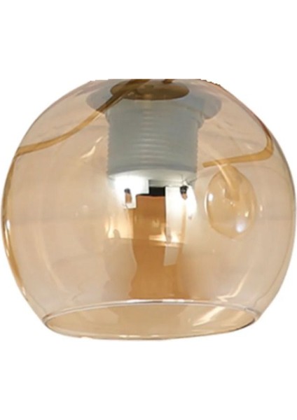 Mavi Yedek Bal Avize Camı, Çap 14 Cm, Ağız 4.5 Cm, Şık ve Dayanıklı Tasarım