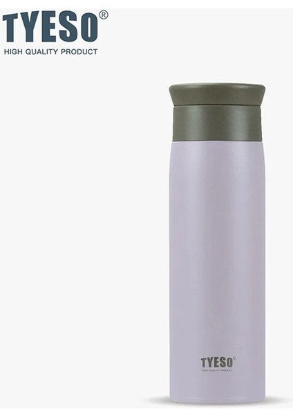Tyeso 500ML Paslanmaz Çelik Kapak Vakum Şişesi Termos Kahve Çay Süt Termo Şişe Kahve Kupa Su Şişesi Sızıntı Kanıtı 8729 Kapasite: 350ML/RENK: Lila (Yurt Dışından)