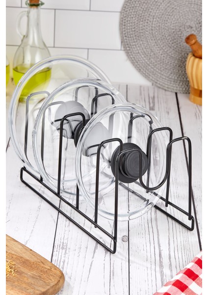 Siyah Tava ve Kapak Düzenleyici VG-303S, Mutfağınıza Düzen Katın modelleri