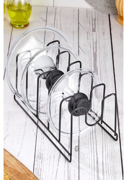 Siyah Tava ve Kapak Düzenleyici VG-303S, Mutfağınıza Düzen Katın fırsatları