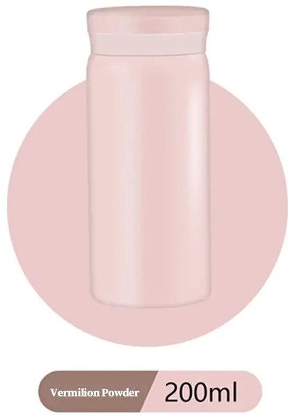 200ML Mini Paslanmaz Çelik Termal Şişe Yalıtılmış Kupa 316 Vakum Taşınabilir Seyahat Kupası Kızlar Için Kapasite: 200ML/RENK: 02 (Yurt Dışından)