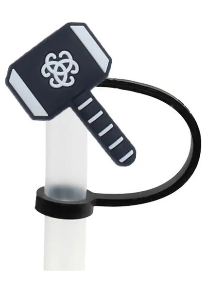 Marvel Dc Süper Kahraman Saman Kapak Kapağı Yeniden Kullanılabilir Içme Tozu Kapağı Glas Fincan Aksesuarları, Saman Toppers 10MM Silikon Saman Kapak Rengi: 1pcs-05 (Yurt Dışından)