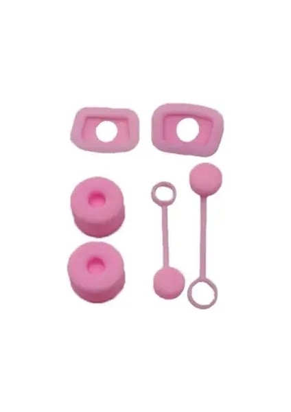 Söküm Kanıtı Durdurucular Çoğu 40 Oz Veya 30 Oz Su Dağı Saplı Silikon Yeniden Kullanılabilir 5 Renk Su Şişesi Dökülme Durakları Renk: Pembe 1set (Yurt Dışından)