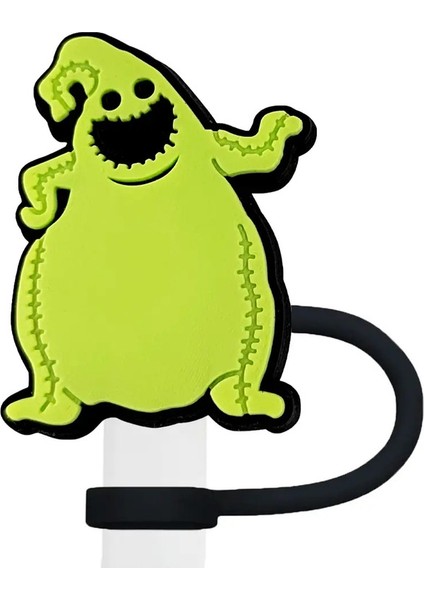 Kabus Noel Silikon Saman Kapak Kapağı 10MM Içecek Saman Tapası Yeniden Kullanılabilir Sıçrama Kanıtı Içme Fit Kupa Saman Kapağı Cazibesi Renk: 4 (Yurt Dışından)