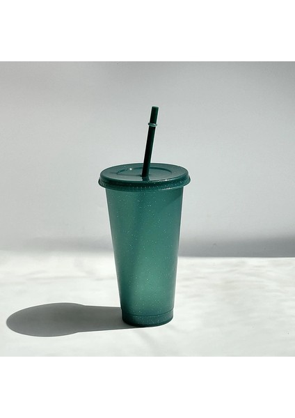 Plastik Kol Süt Çay Kahve Dakları Cupcold Cupscolor Değişen Kur, Glitter Dakları Değişen Partsavarlar Renk: 10PCS 24OZ710ML (Yurt Dışından)