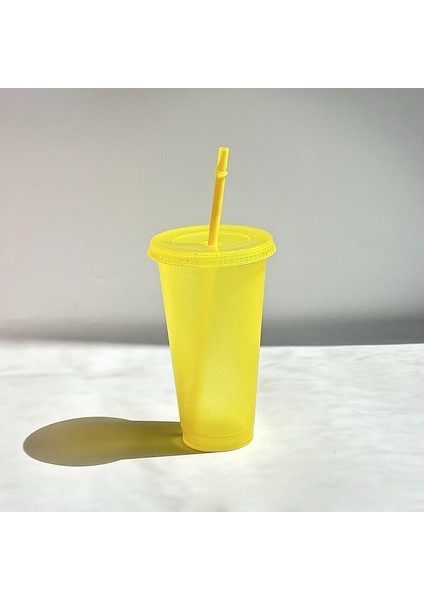 Plastik Kol Süt Çay Kahve Dakları Cupcold Cupscolor Değişen Kur, Glitter Dakları Değişen Partsavarlar Renk: 10PCS 24OZ710ML (Yurt Dışından)