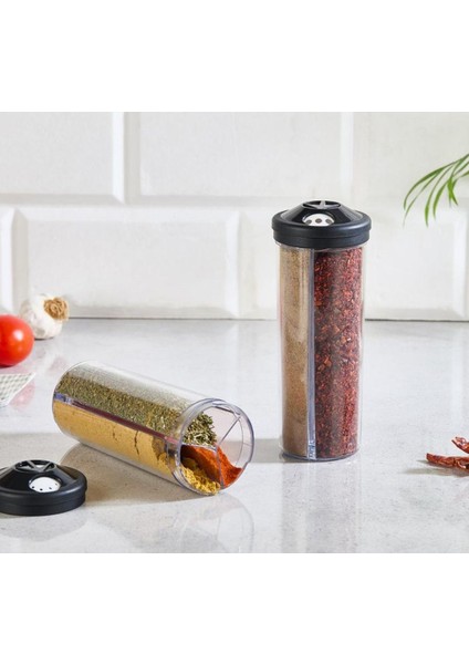 Üç Bölmeli Baharatlık, Hızlı ve Pratik Kullanım, Tek Hareketle Lezzetleri Korur