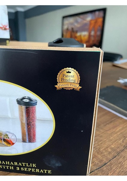 Üç Bölmeli Baharatlık, Hızlı ve Pratik Kullanım, Tek Hareketle Lezzetleri Korur fiyatları