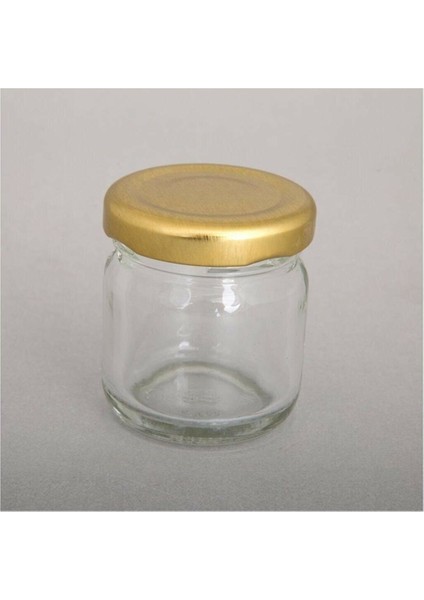 Cam Kavanoz Kapaklı 10 Adet 40 cc Numunelik Seti