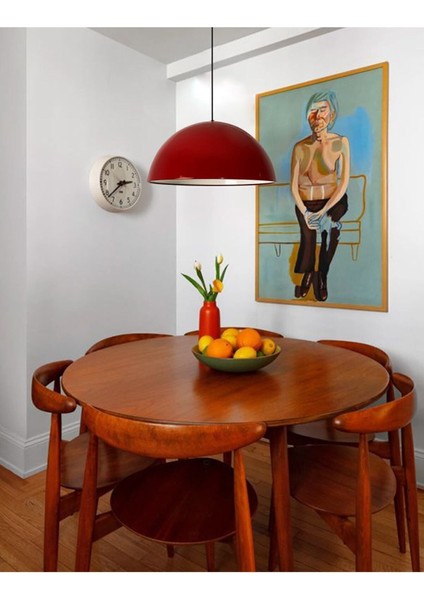 Kırmızı Metal Sarkıt Avize, Mutfak, Salon, Cafe, Ofis Için Şık Aydınlatma fiyatları