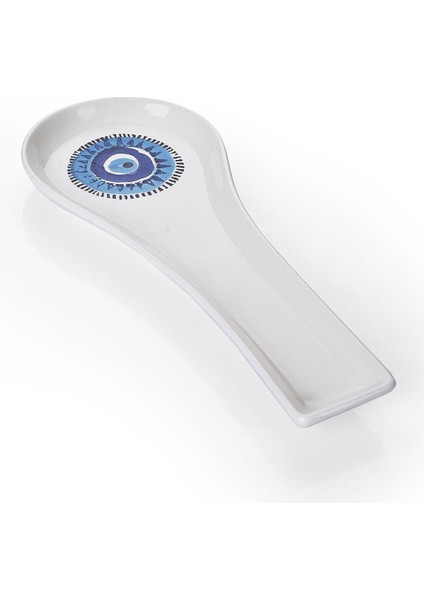 Mavi Seramik Nazar Desenli Tezgah Üstü Kaşıklık ve Altlığı Seti fiyatları