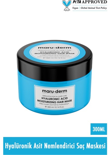 Maruderm Hyaluronic Acid Moisturizing Hair Mask 300 ml (P) modelleri