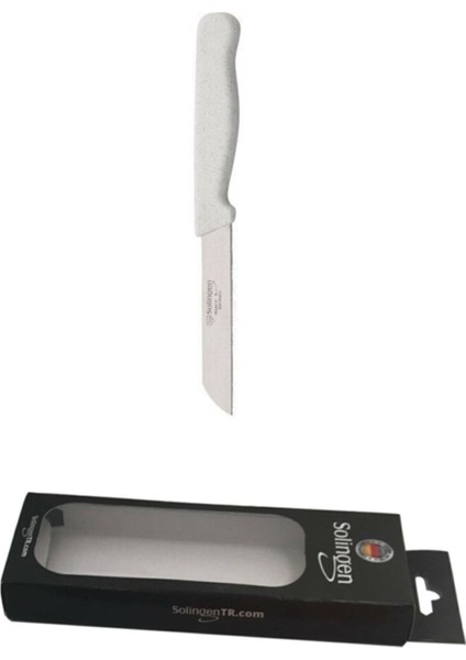 Parlak Beyaz Simli Meyve Sebze Bıçağı, Şık ve Kullanışlı 1 Adet