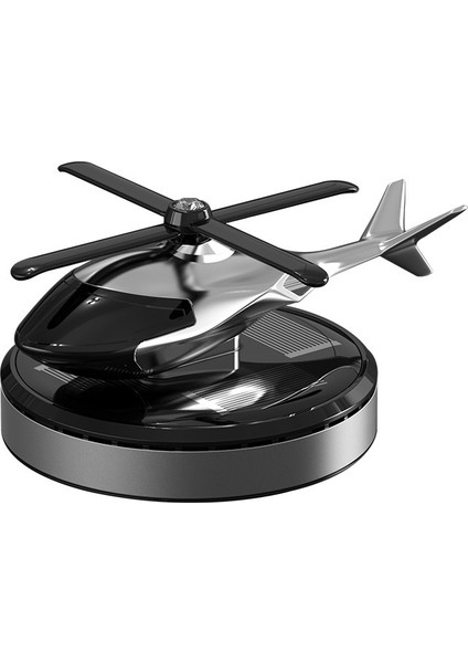 Güneş Enerjili Dönen Arabaya Monte Uçak Aromaterapi Yaratıcı Helikopter Arabaya Monte Aromaterapi Araba Parfüm Süsleri (Yurt Dışından)