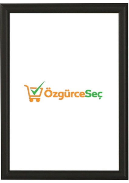 Açılır Kapanır Alüminyum Köşe Çerçeve 35X50 Siyah, 25MM Kalınlık