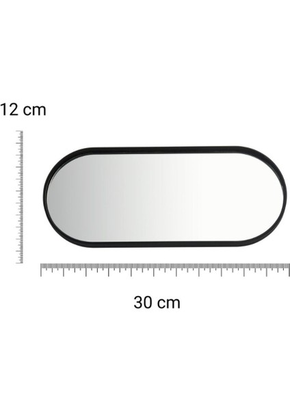 Oval Aynalı Sunumluk 12X30 Siyah, Kahve ve Çay Ikramlık Sunum Aracı modelleri