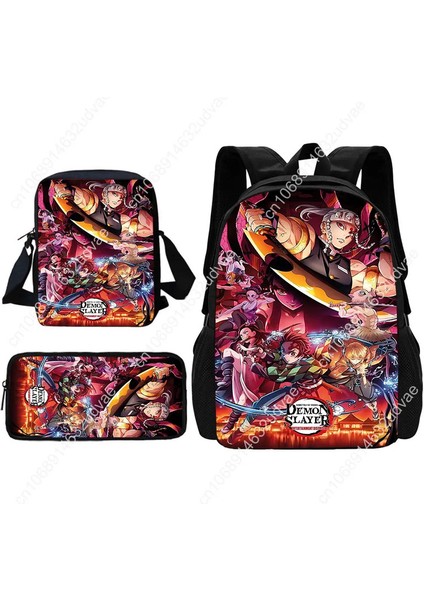 Demon Slayer ： Kimetsu Hayır Yaiba Çocuk Okulu Sırt Çantası Omuz Çantası Kalem Çantaları Erkek Kızlar Için Okul Çantaları En Iyi Hediye Renk: TZ-213HJJ45A5 (Yurt Dışından)