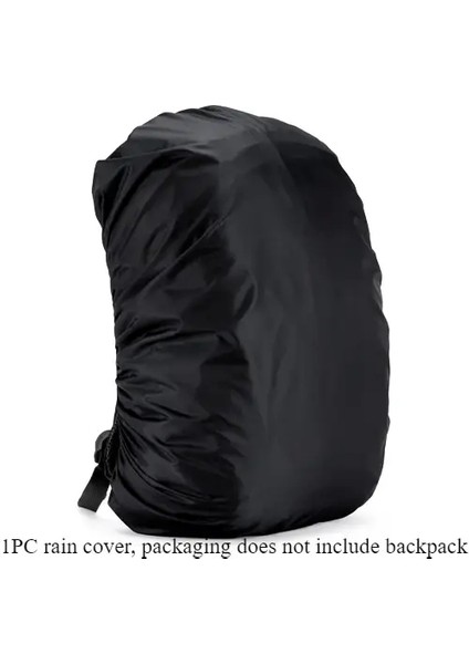 35L/60L Açık Yürüyüş Sırt Çantası Su Geçirmez Örtü Kampı Yürüyen Macerada Yağmur Cap Seyahat Piyade Sırt Çantası Capcolor: 35L-BLACK (Yurt Dışından)